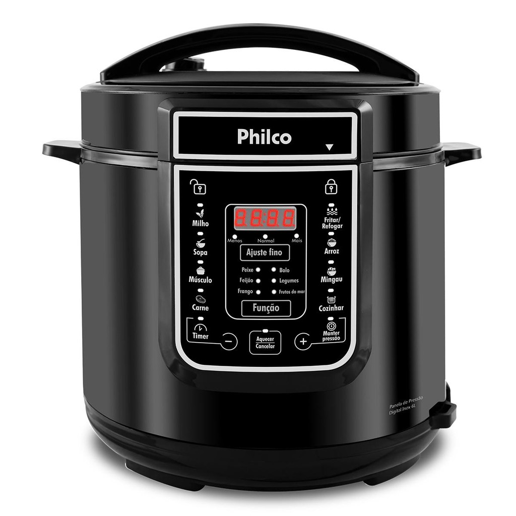 Panela De Pressão Digital Philco 6 Litros PPP01P 